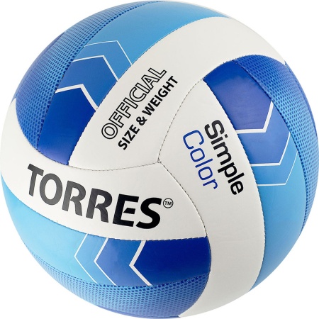 Купить Мяч волейбольный Torres Simple Color любительский р.5 в Сыктывкаре 